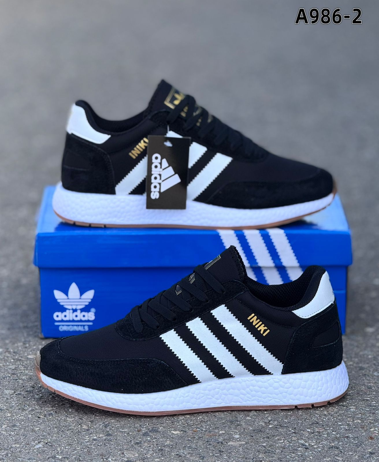 фото Мужские весенние кроссовки Adidas Iniki 285047 оптом с доставкой