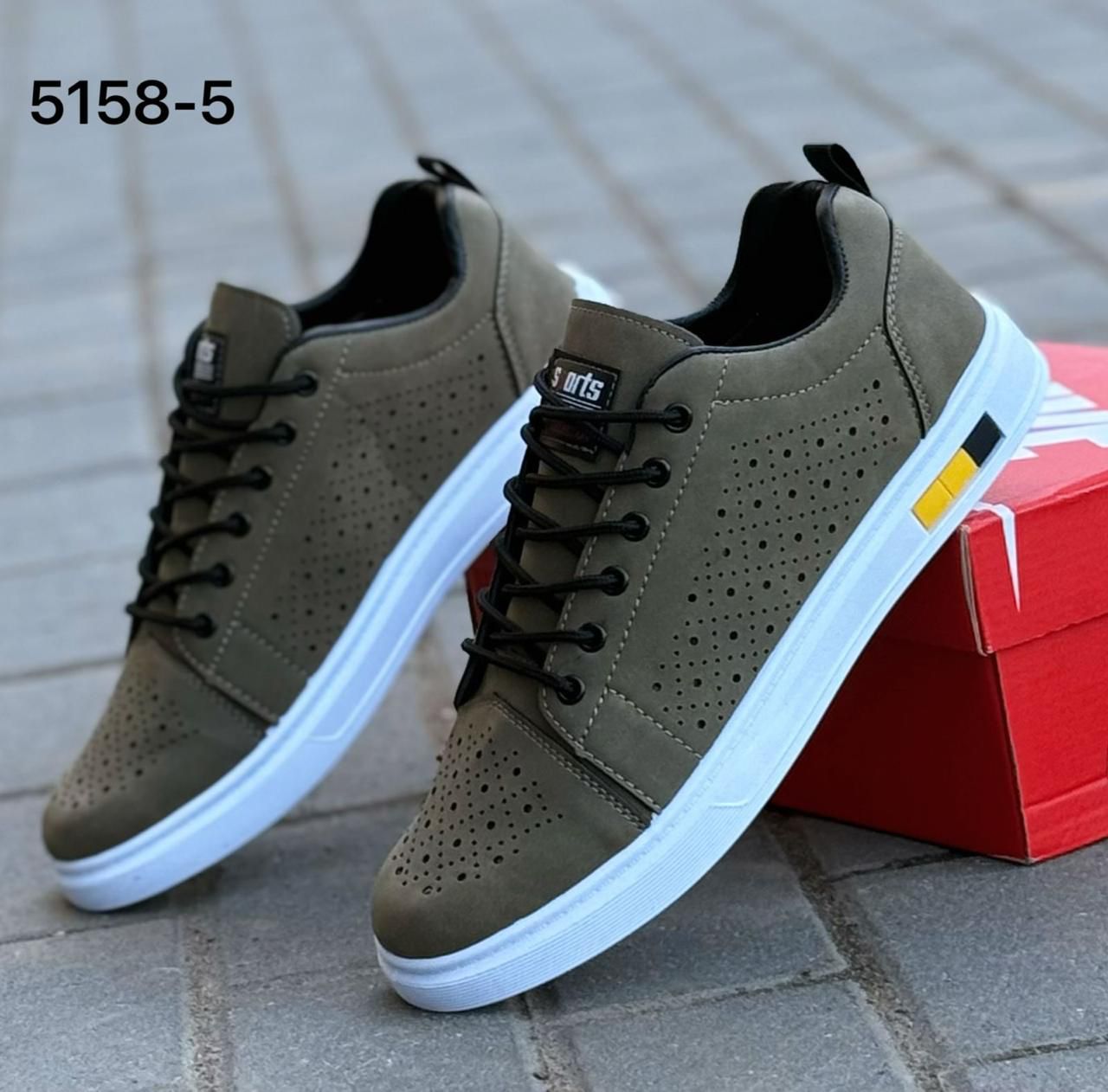 фото мужские белые sneakers 772027 оптом