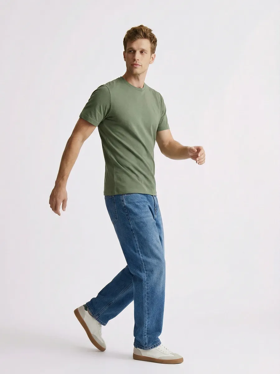 картинка Футболка базовая хлопковая от магазина Одежда+