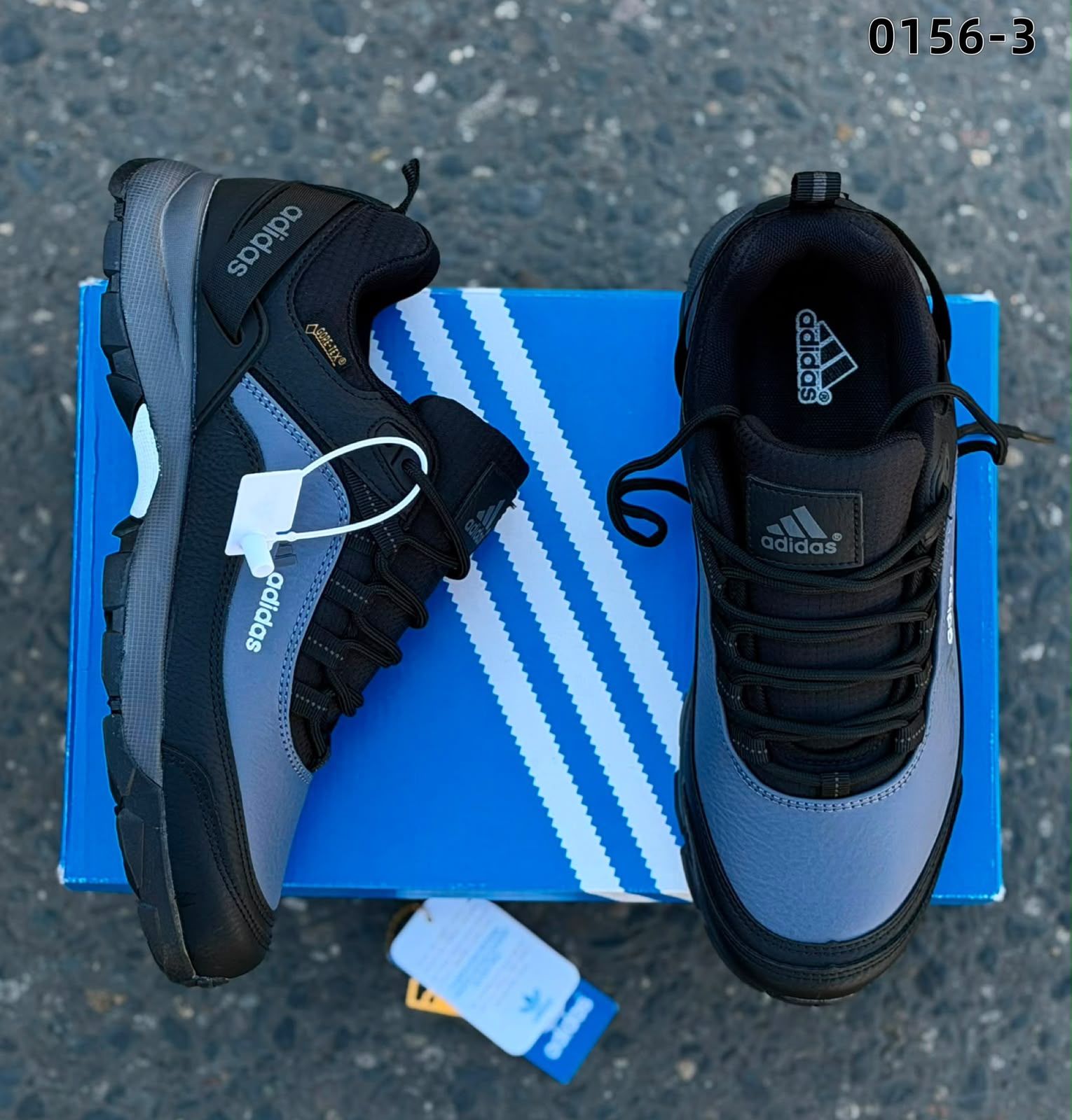 фото мужские осенние кроссовки adidas с мембраной 451014 оптом
