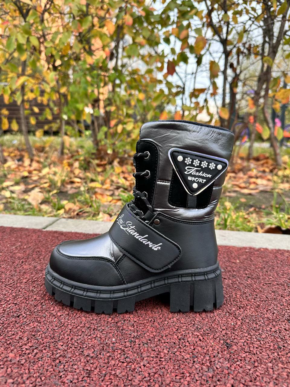 фото зимние сапоги для девочек оптом