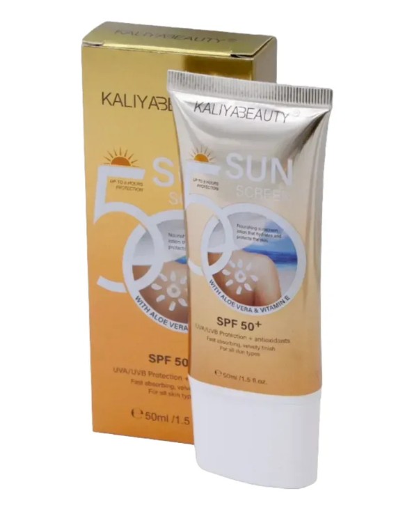 картинка KALIYABEAUTY Солнцезащитный крем SPF 50+ от магазина Одежда+