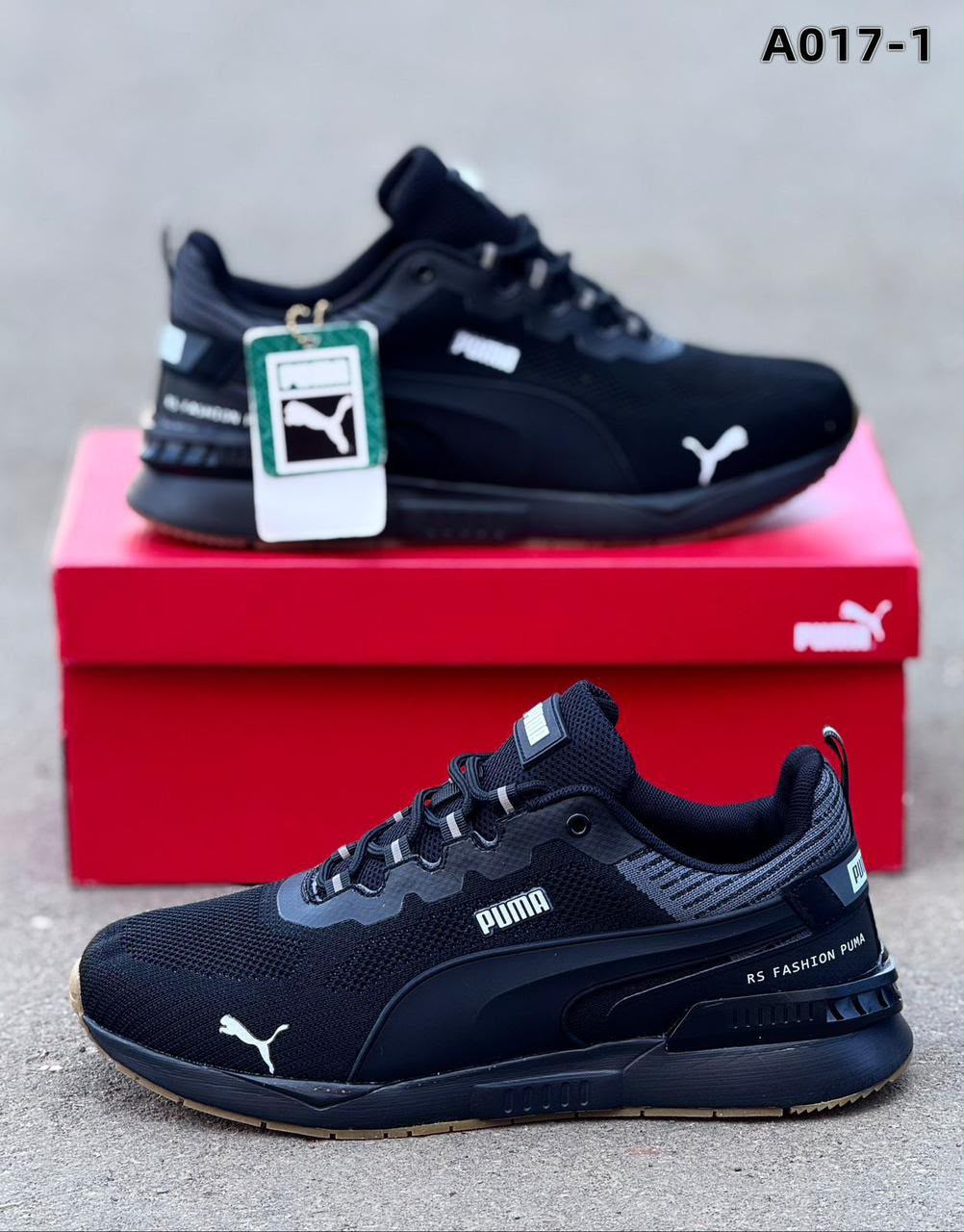 фото мужские черные кроссовки puma 420976 оптом