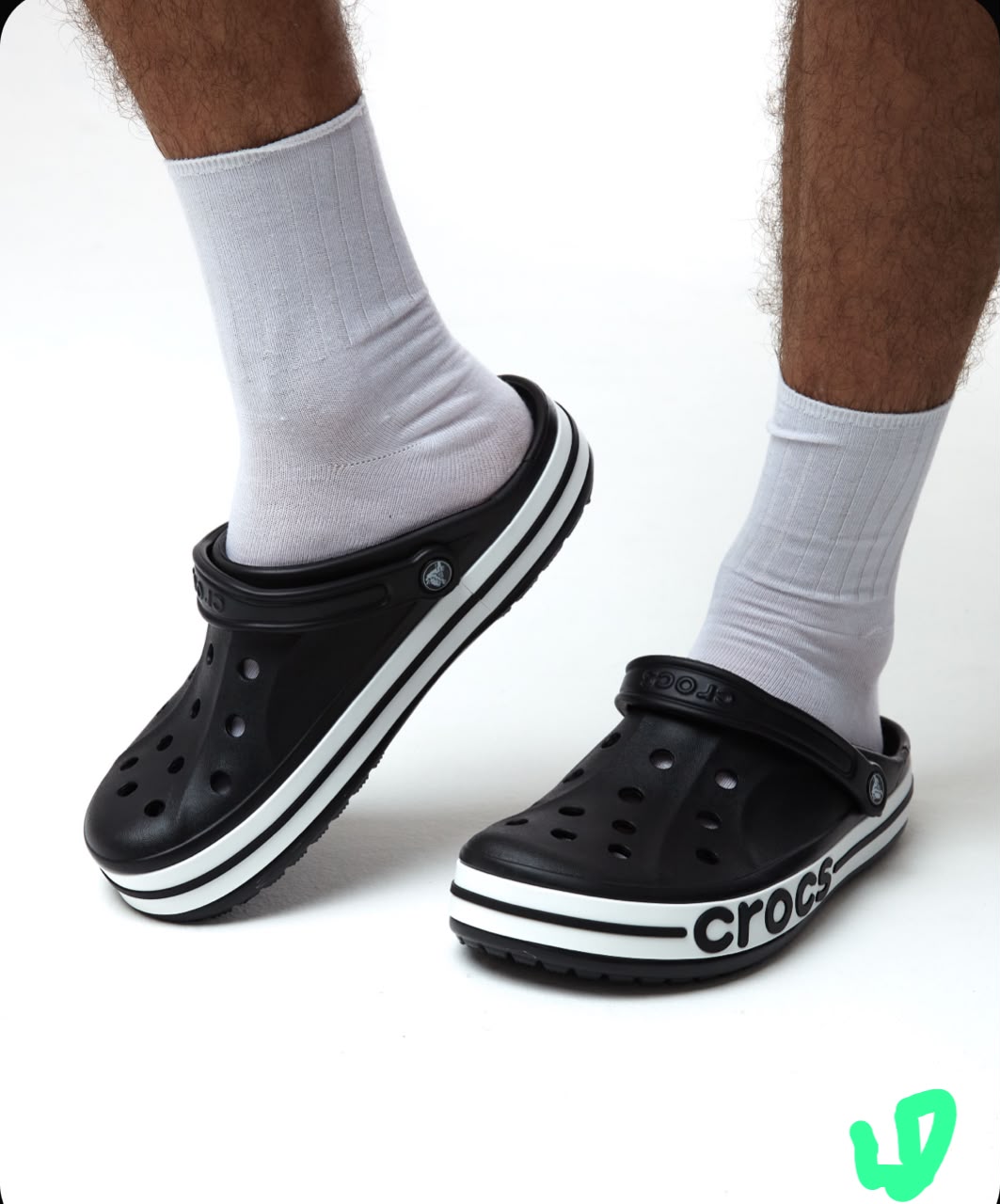 фото Мужские летние черные Crocs 916148 оптом в Москве