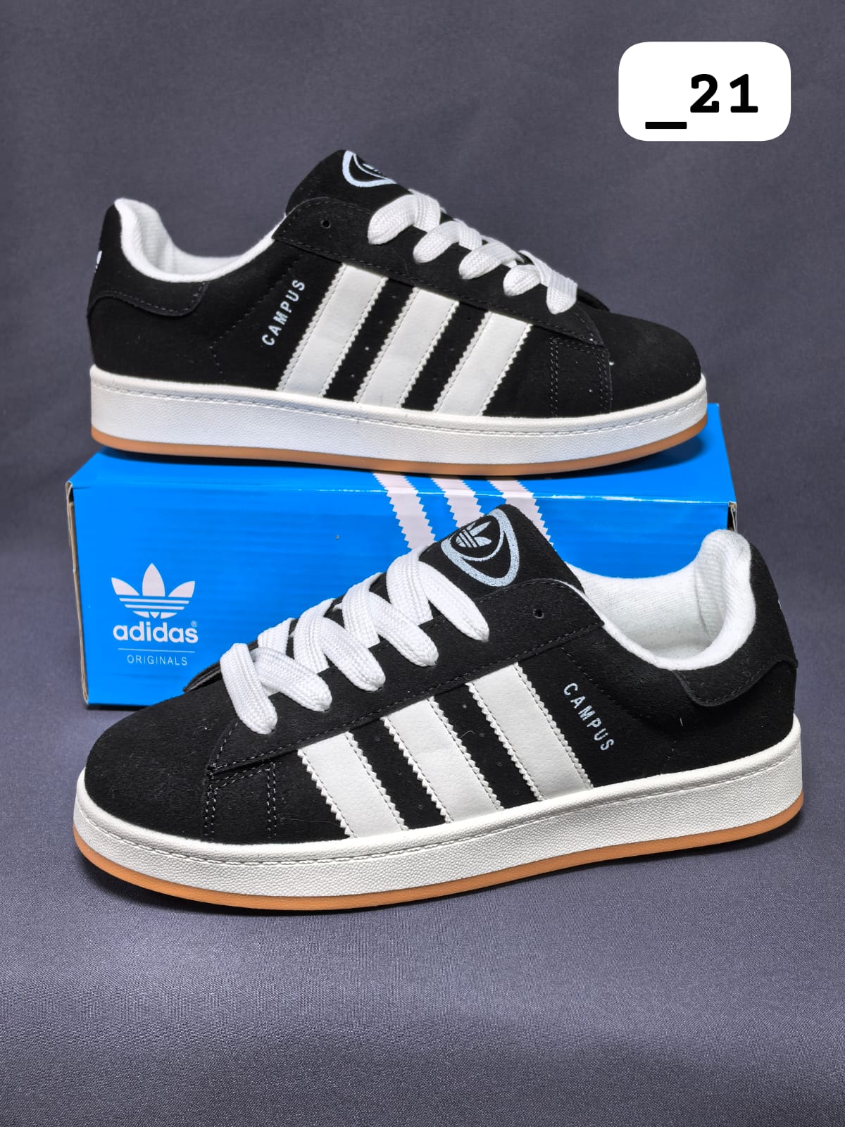 фото Мужские весенние кроссовки Adidas Campus 569196 оптом с доставкой