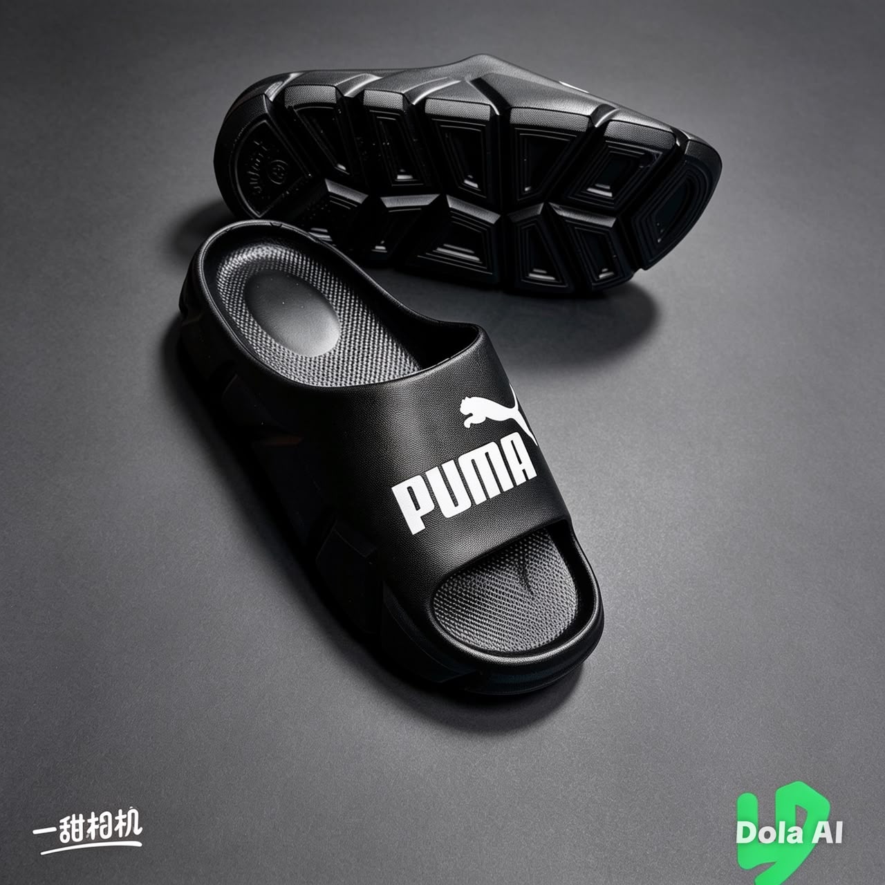 фото Мужские летние черные слайды PUMA 321217 оптом в Москве