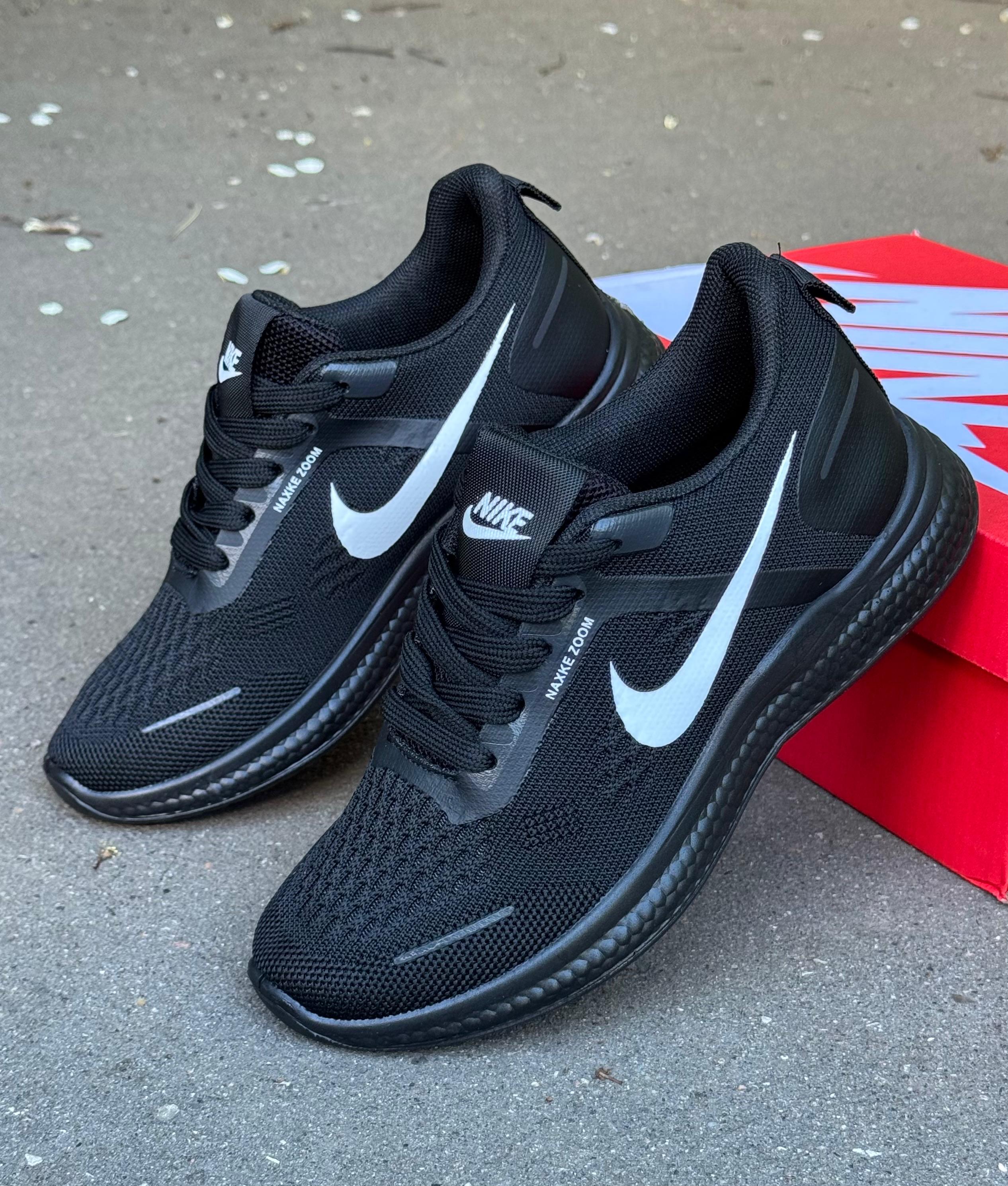 фото мужские черные кроссовки nike 120758 оптом