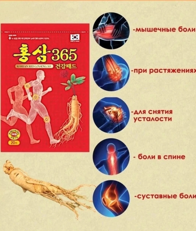 картинка Пластырь обезболивающий от магазина Одежда+