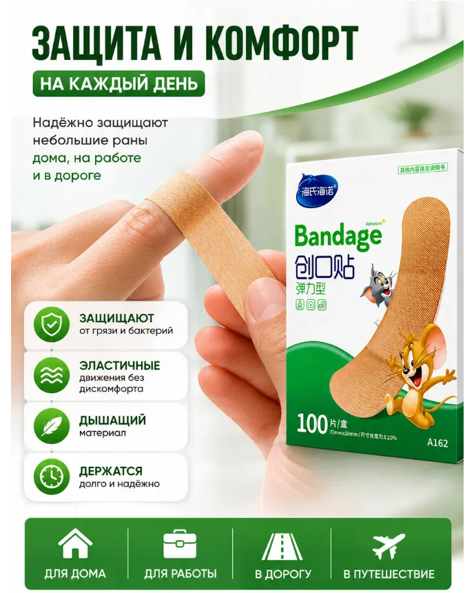 картинка Пластыри18мм от магазина Одежда+