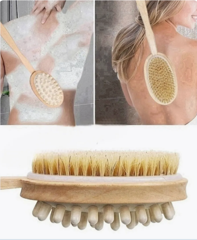 картинка Щетка двусторонняя для тела 42 см от магазина Одежда+