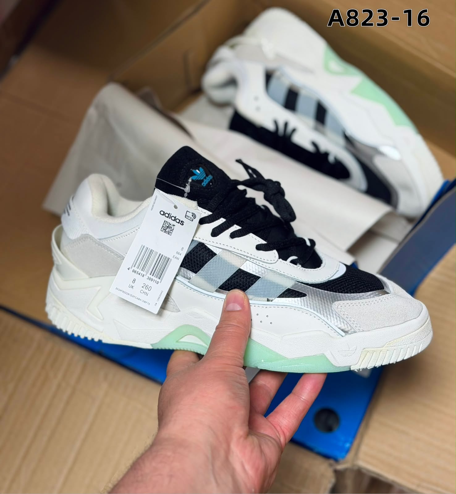 фото мужские кроссовки adidas 912273 оптом
