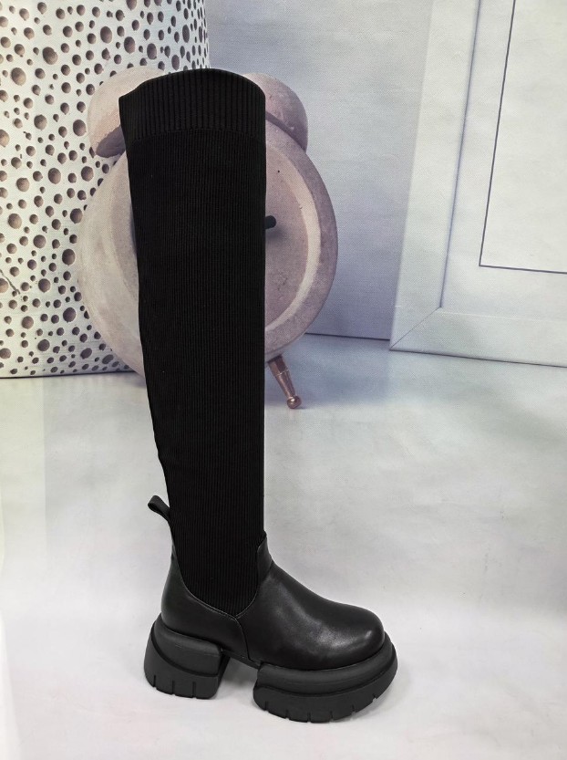 фото зимние женские сапоги ботфорты оптом