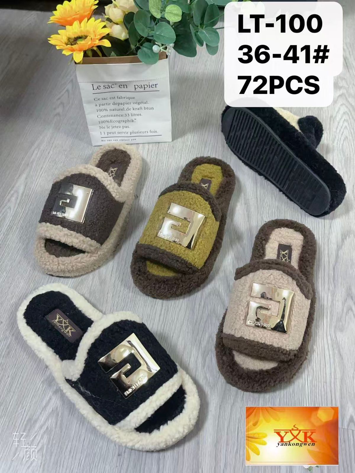 фото зимние женские домашние тапочки оптом