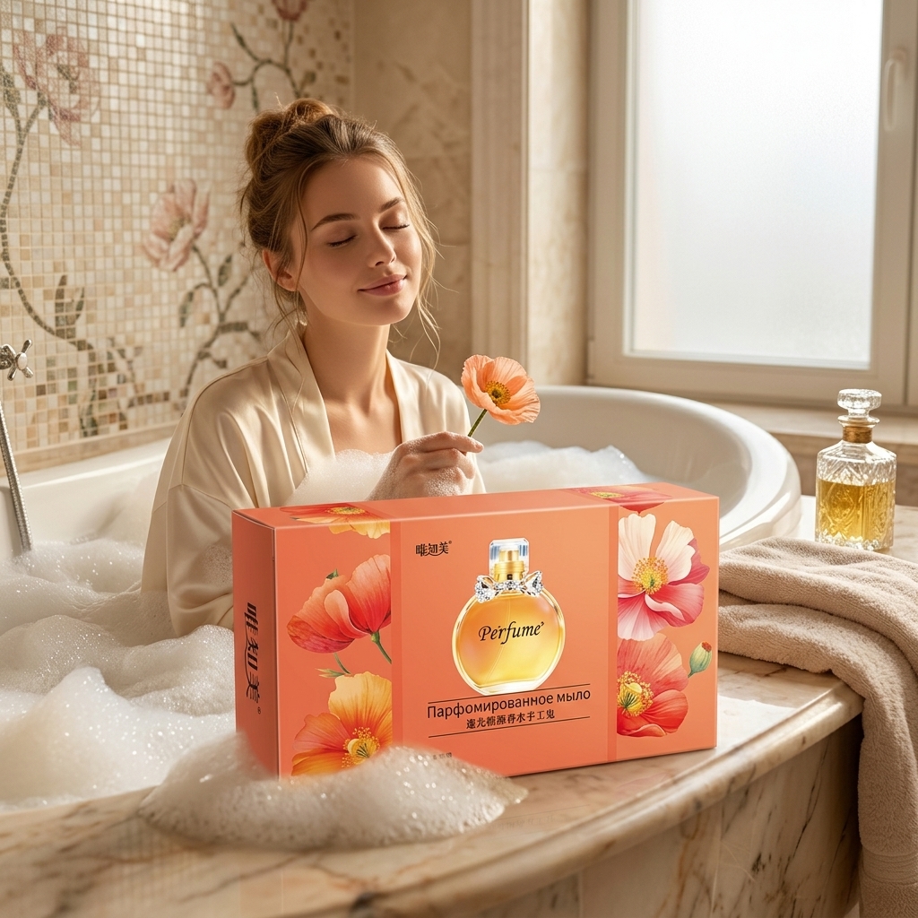 картинка Мыло Perfume с насыщенной цветочной композицией от магазина Одежда+