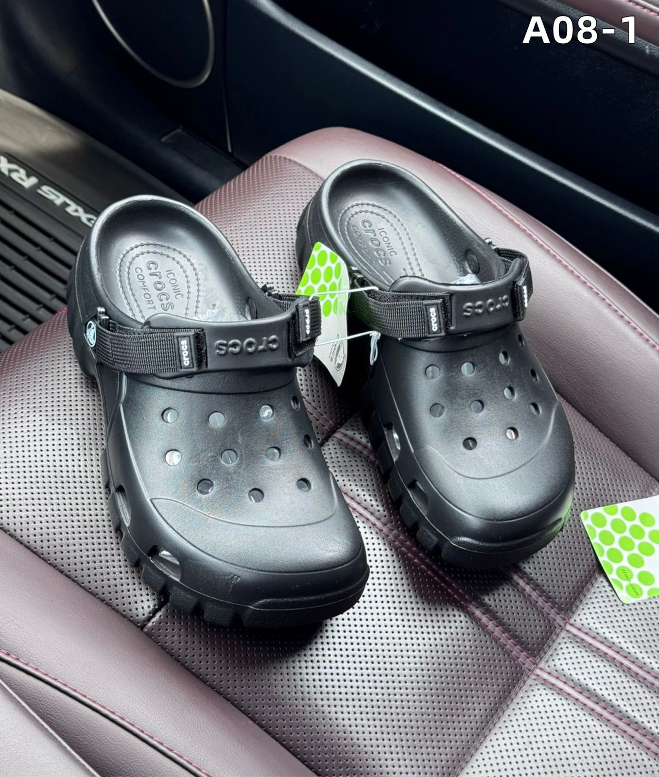 фото мужские черные crocs 770570 оптом