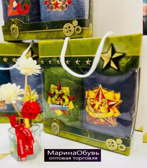 фото подарочный набор полотенца 25-50см оптом