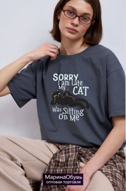 картинка Футболка оверсайз от магазина Одежда+