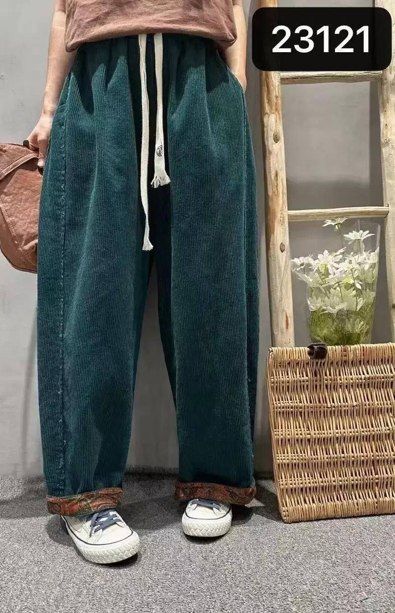 картинка Стильные вельветовые брюки от магазина Одежда+