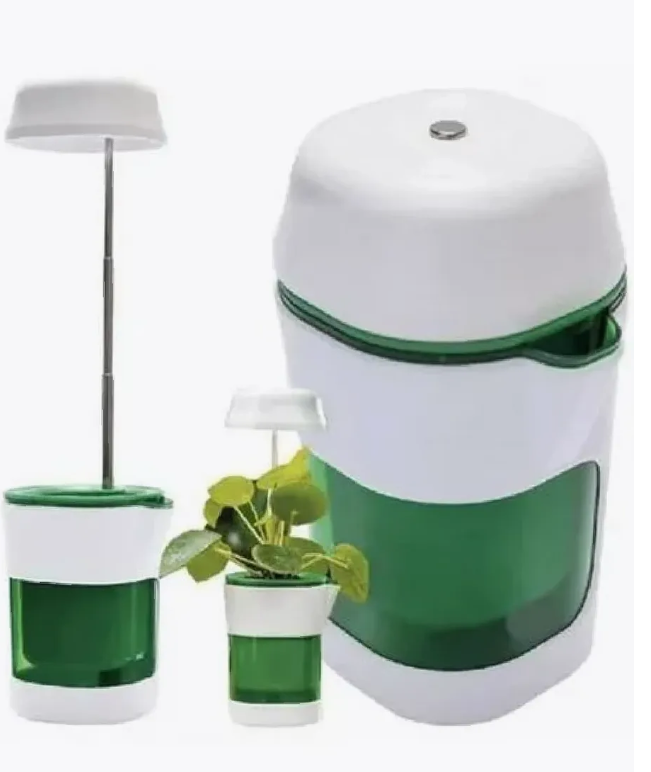 картинка Горшок для растений с фито лампой и авто подсветкой от магазина Одежда+