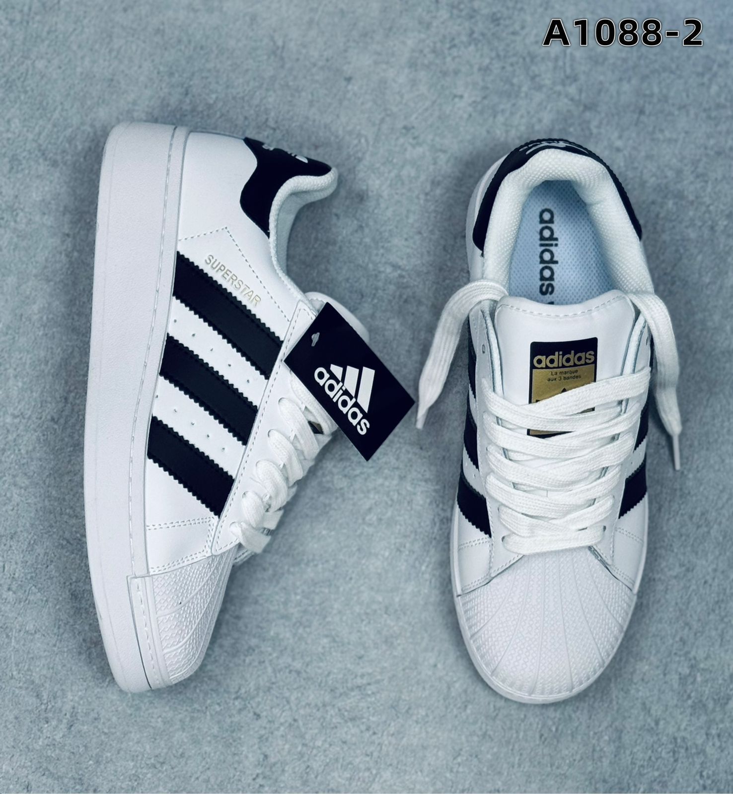 фото Мужские весенние кроссовки Adidas Superstar 171415 оптом с доставкой