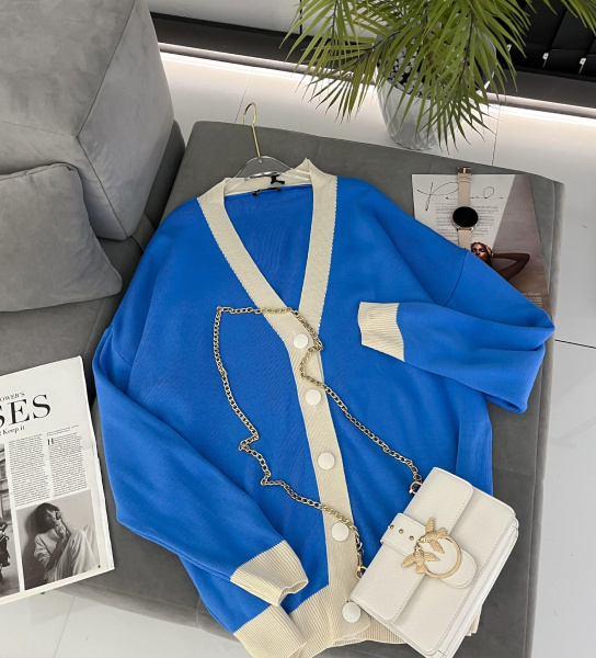 картинка Кардиган женский оверсайз вязаный от магазина Одежда+