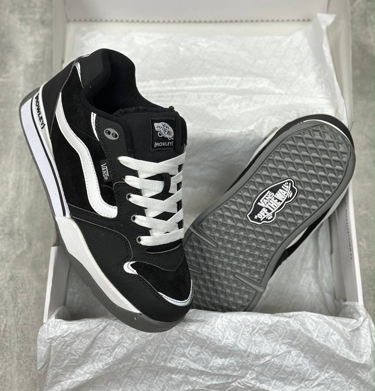 фото мужские черные кроссовки vans 362178 оптом