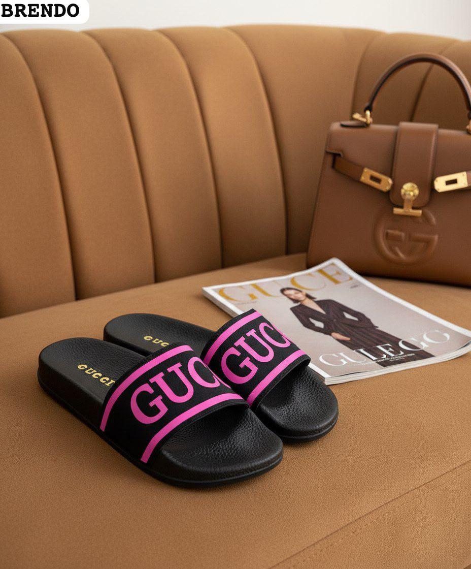 фото женские летние шлепки gucci 680689 оптом
