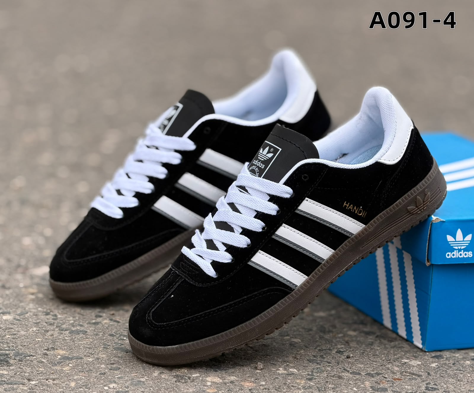 фото мужские черные кроссовки adidas 380186 оптом