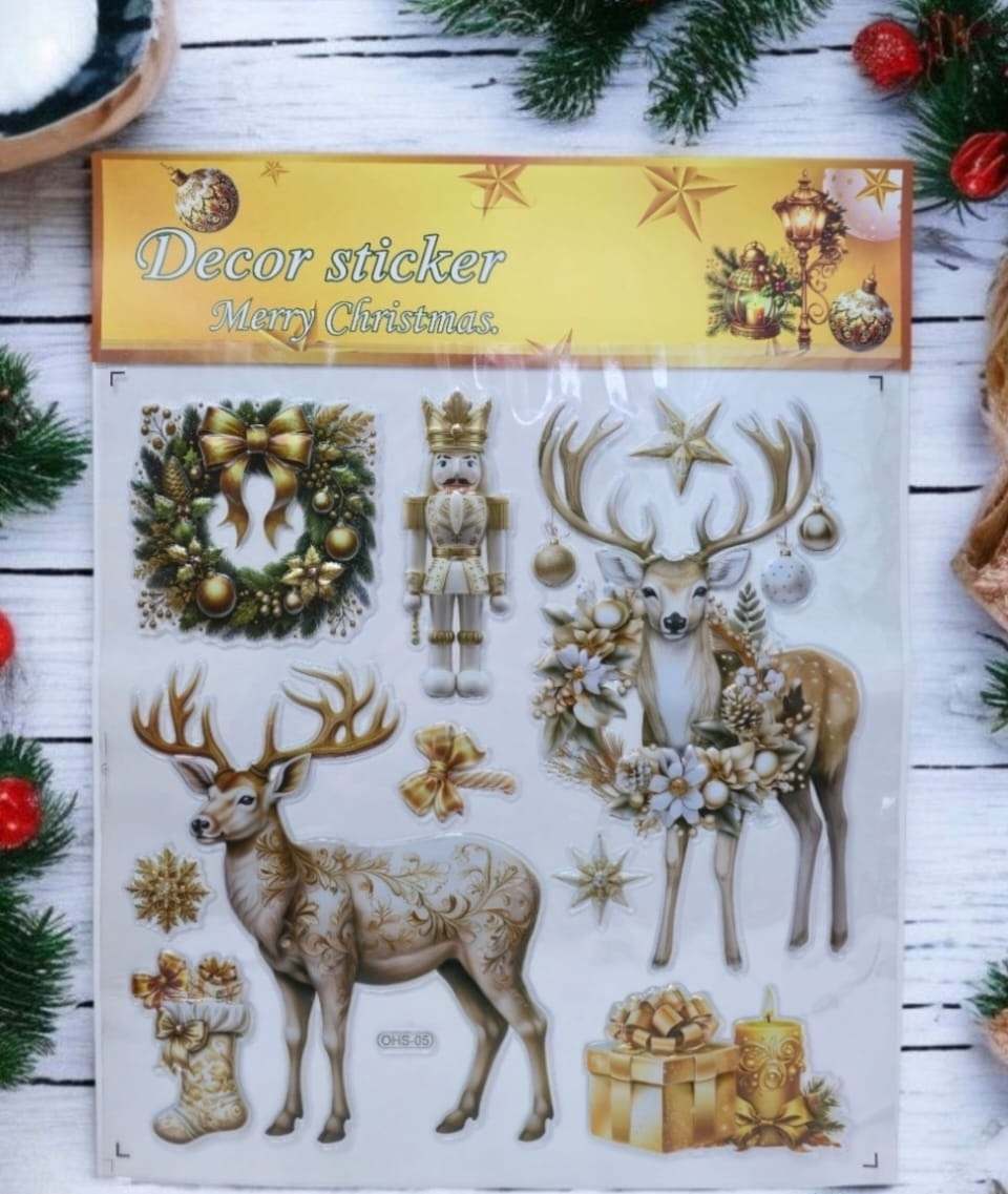 картинка Новогодние наклейки размер 30/40см, без выбора от магазина Одежда+
