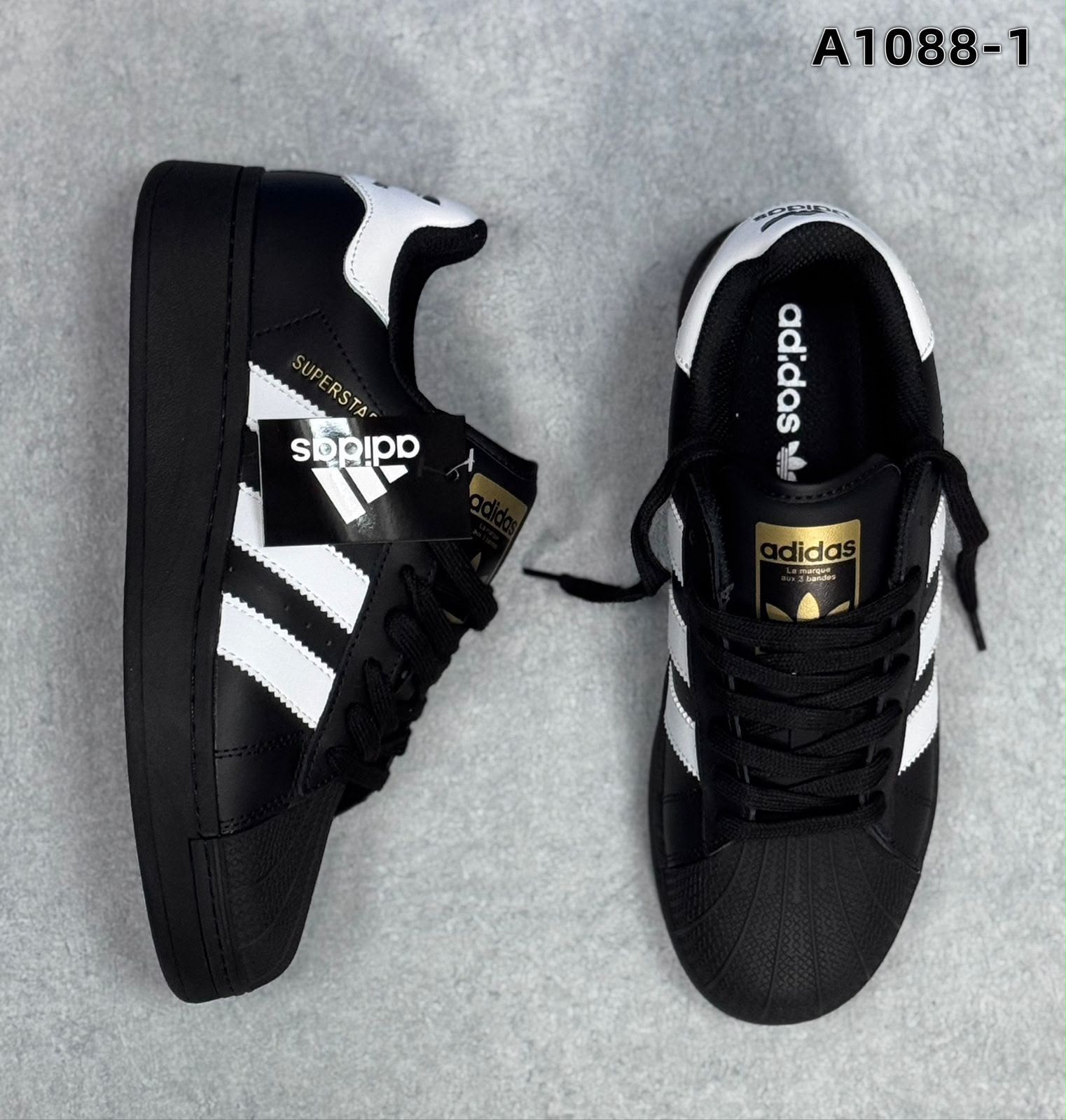 фото Мужские весенние кроссовки Adidas Superstar 464760 оптом с доставкой