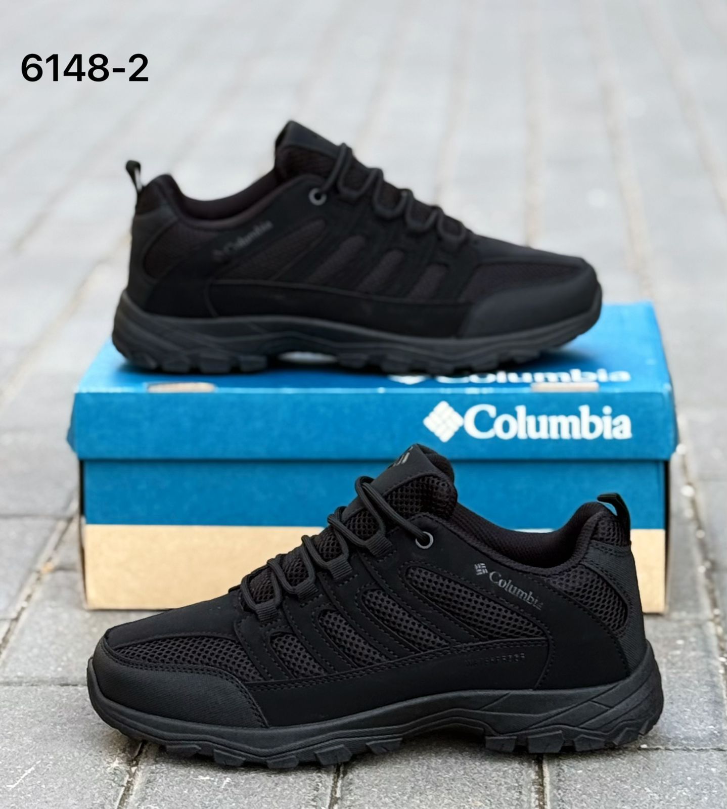 фото мужские черные кроссовки columbia 205770 оптом