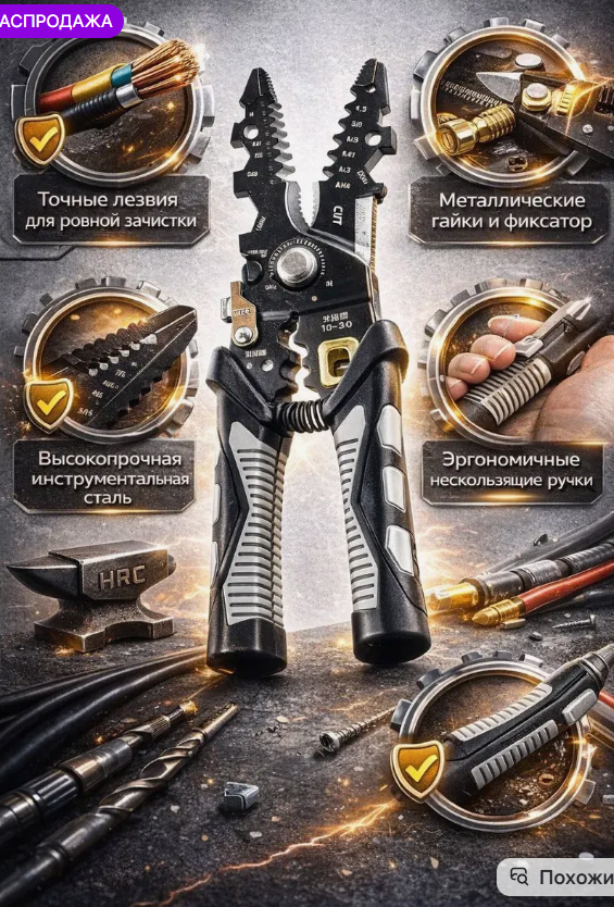 картинка Плоскогубцы многофункциональные от магазина Одежда+