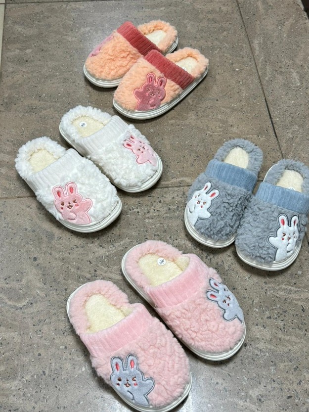 фото зимние женские домашние тапочки оптом