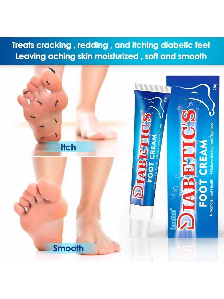 картинка Увлажняющий крем для ног Diabetic K10 при диабетической стопе от магазина Одежда+