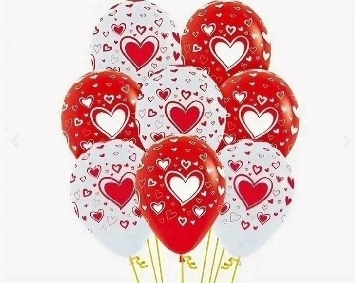 картинка Шары надувные Множество сердец набор 100шт от магазина Одежда+