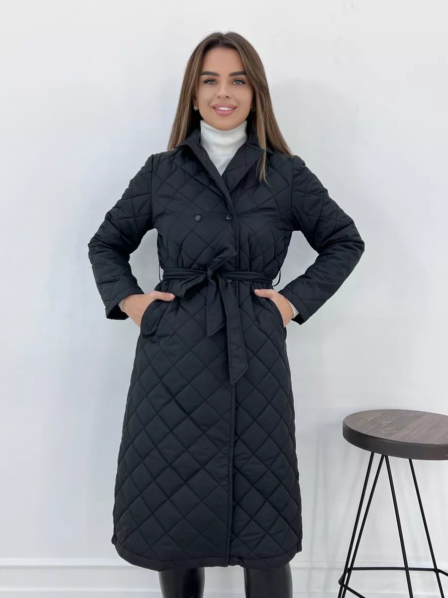 картинка Пальто куртка стеганое демисезонное от магазина Одежда+