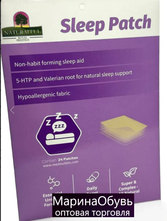 картинка Пластырь для сна с мелатонином от магазина Одежда+