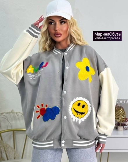картинка Куртка Бомбер с принтом от магазина Одежда+