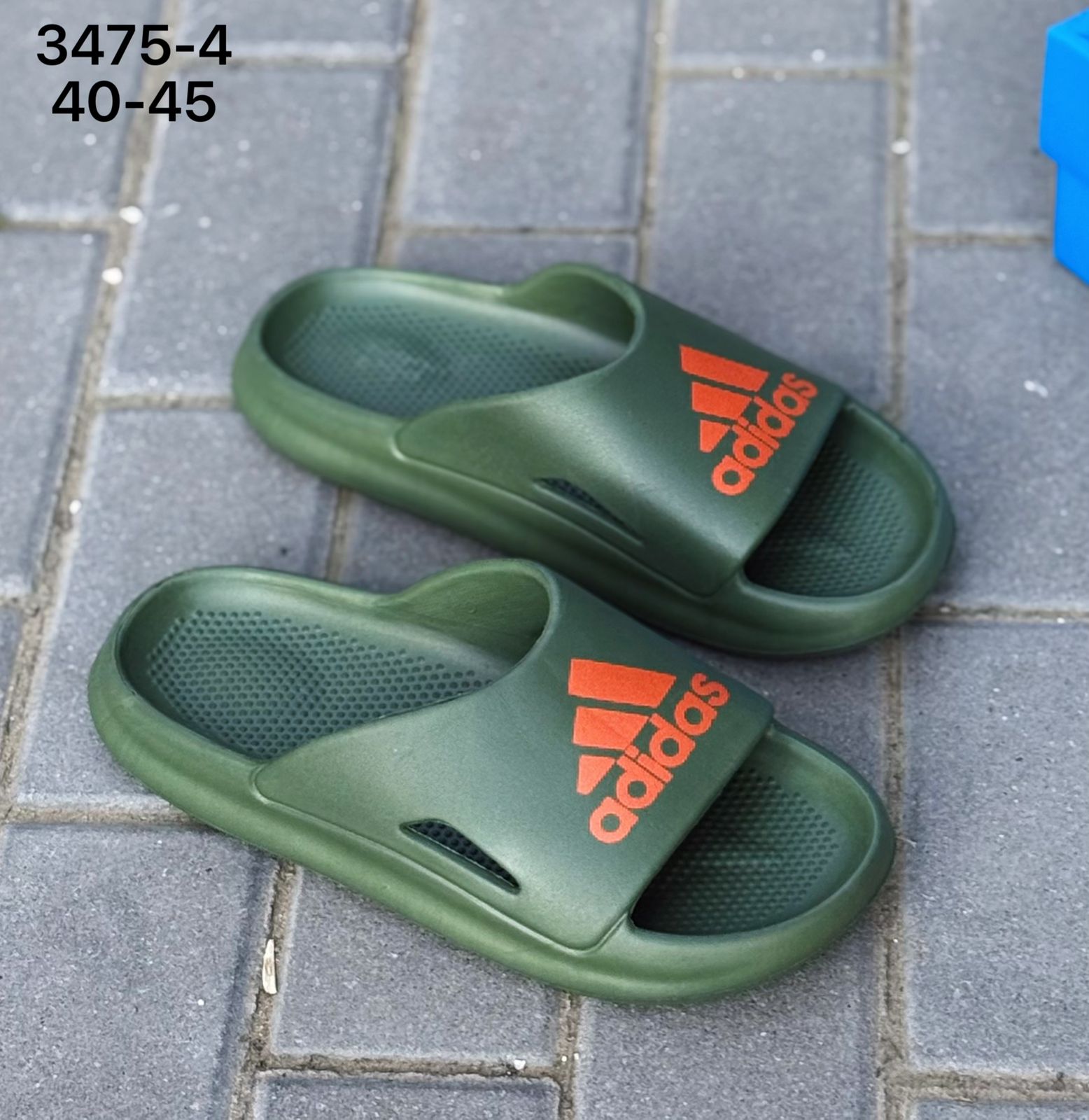 фото Мужские летние шлепки Adidas 204991 оптом в Москве