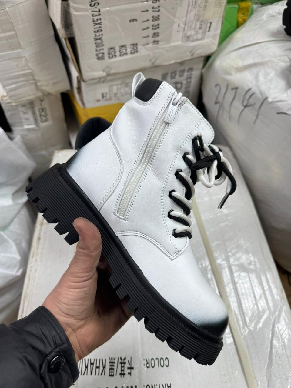 фото зимние ботинки для девочек оптом