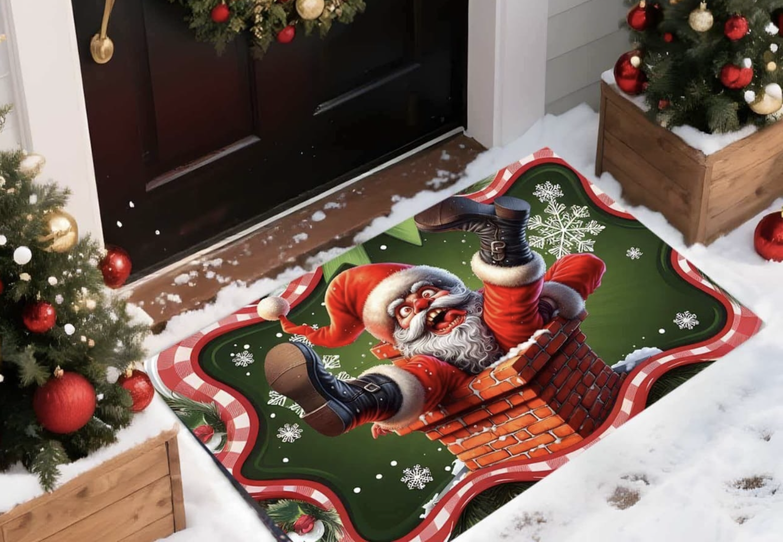 картинка Новогодний коврик 3D от магазина Одежда+