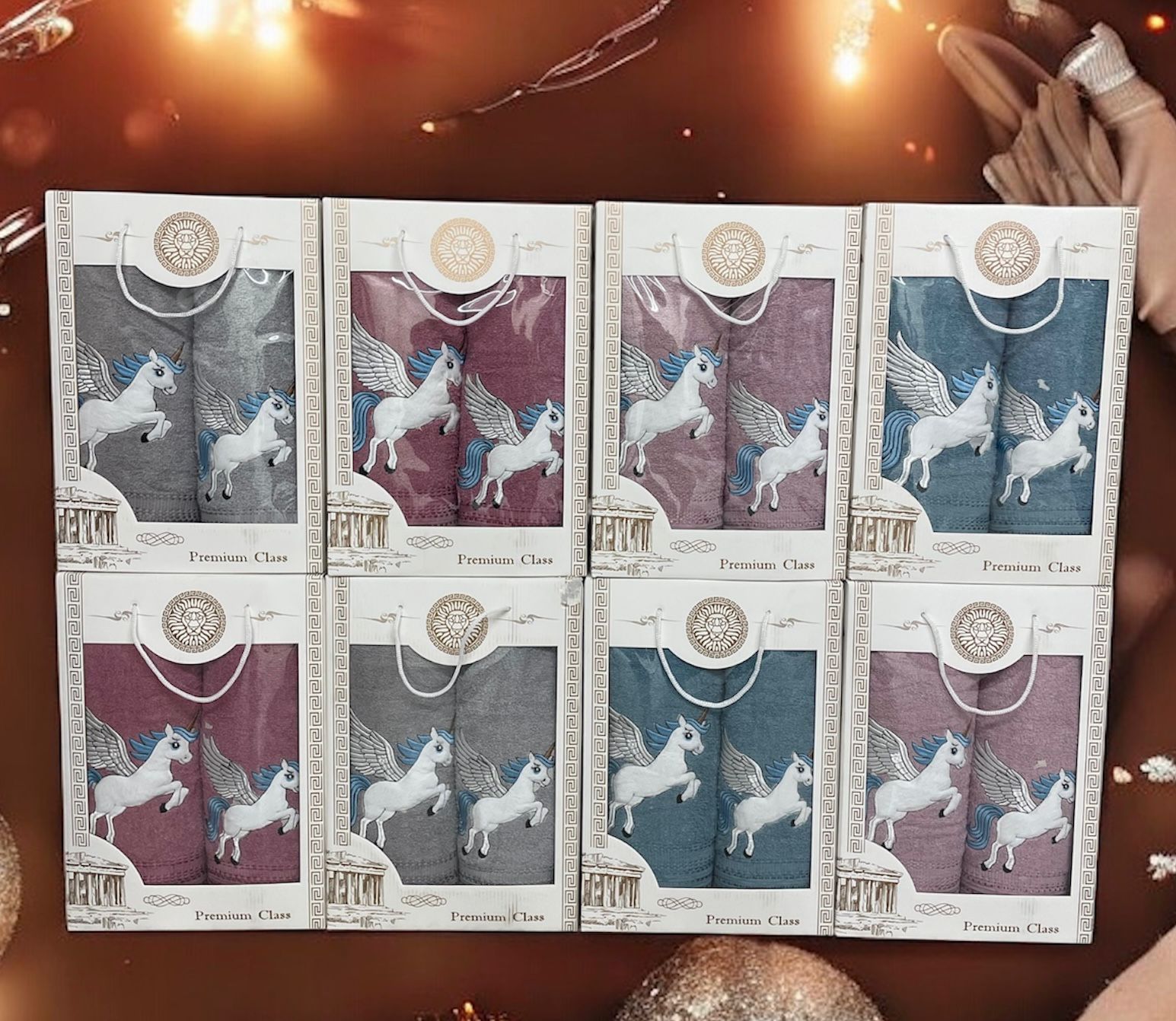 фото подарочный набор полотенец 2 в 1 без выбора оптом