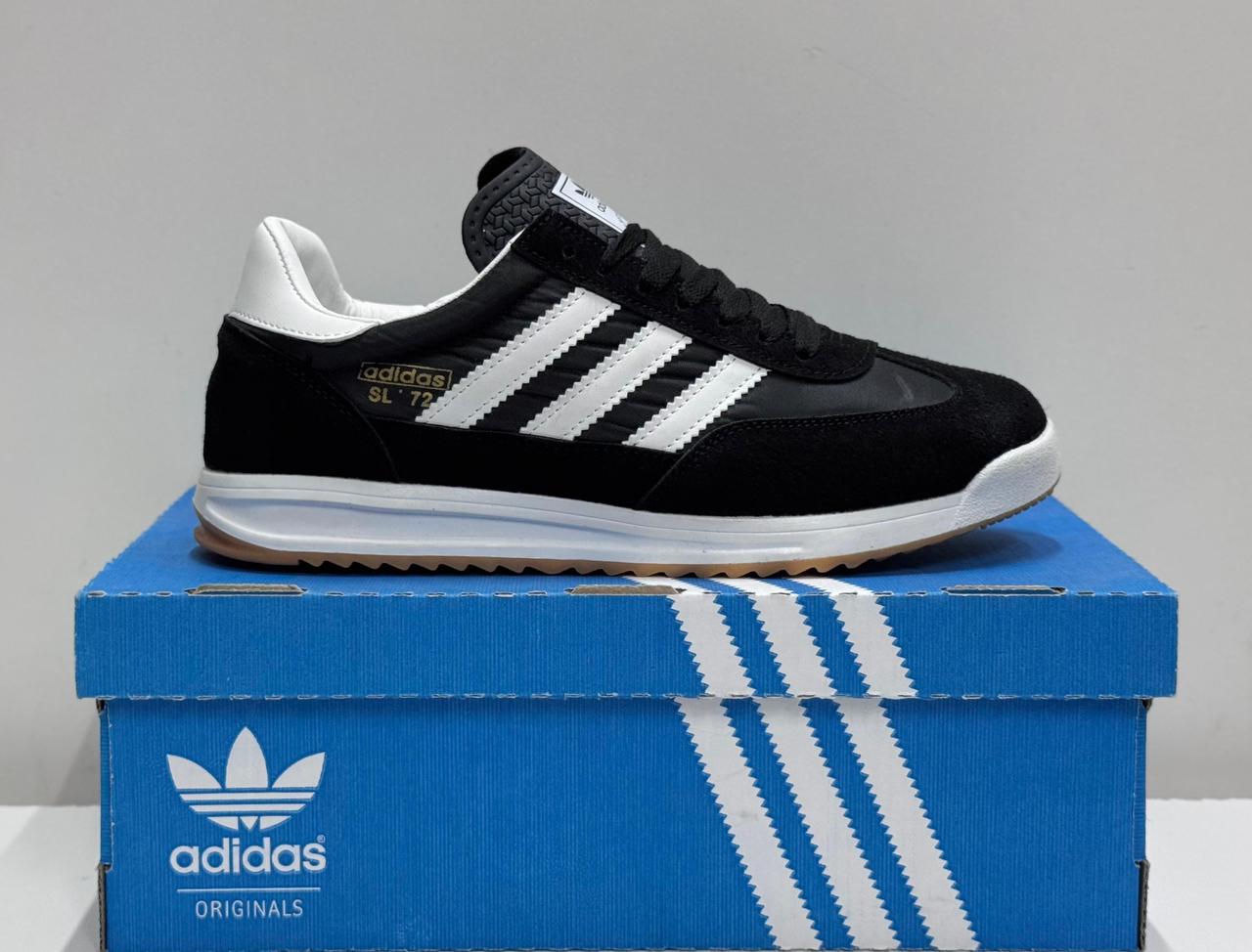 фото Мужские черные кроссовки Adidas 859331 оптом с доставкой