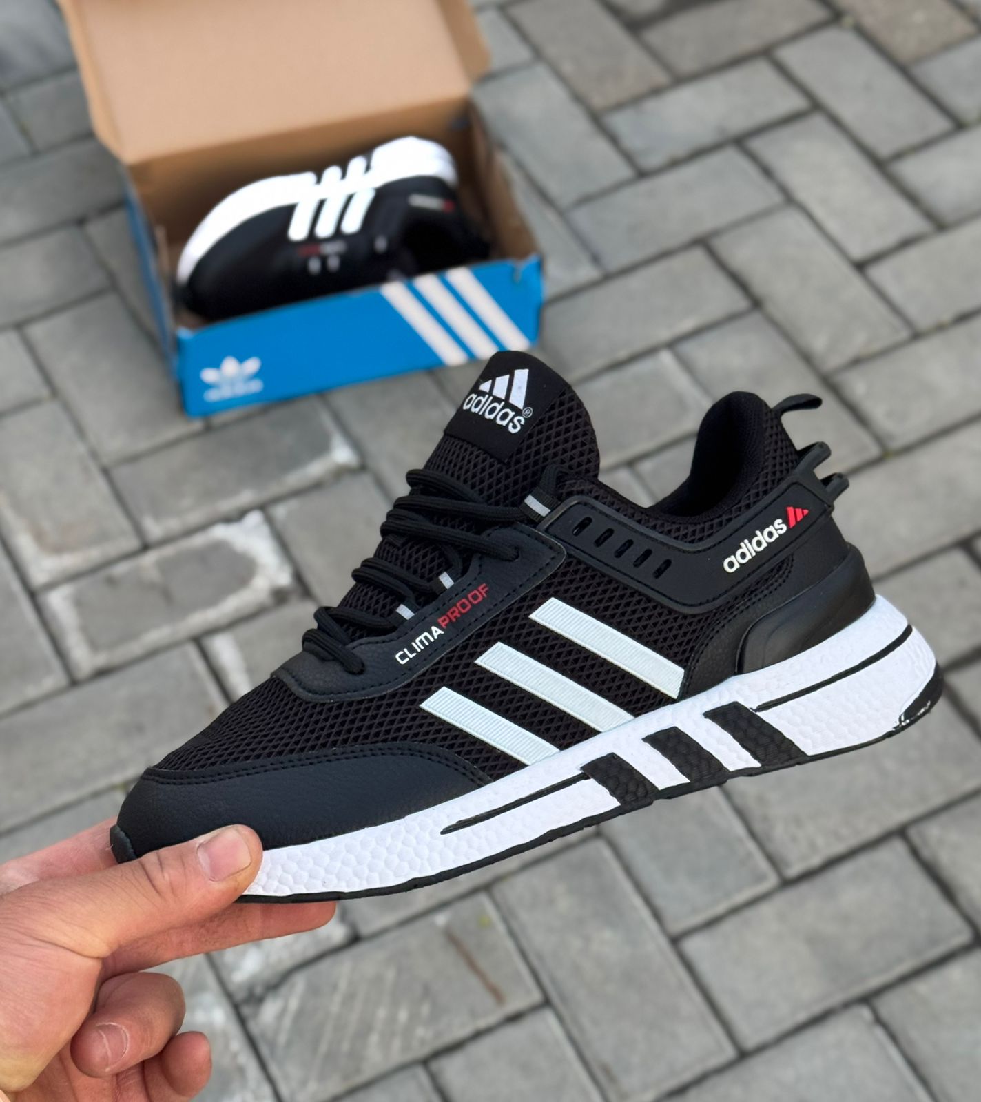фото Мужские весенние кроссовки Adidas 903116 оптом с доставкой