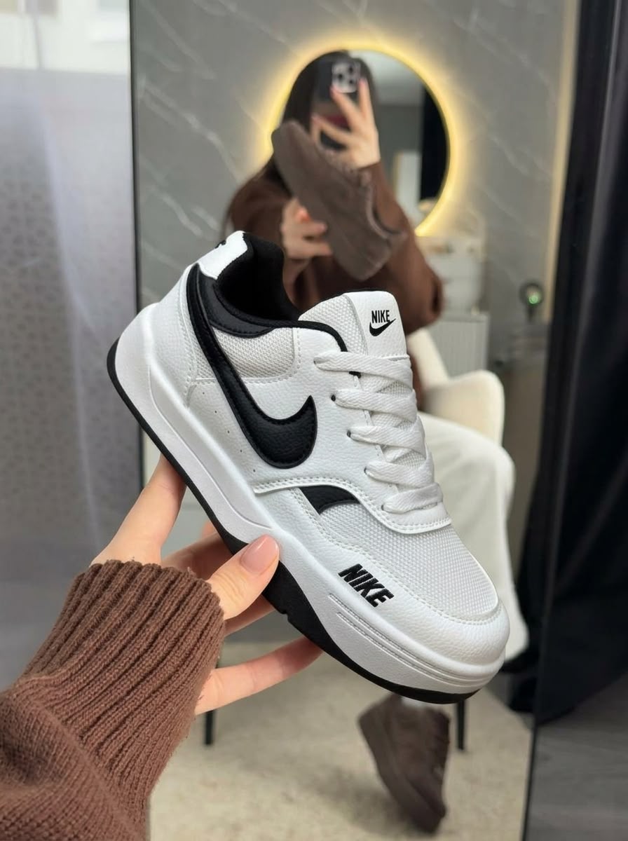 фото женские белые кроссовки nike 953693 оптом
