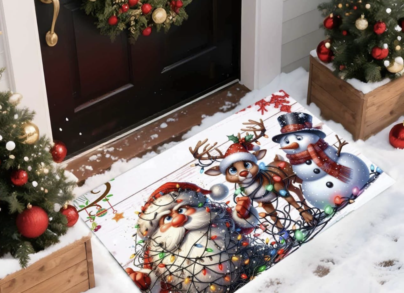 картинка Новогодний коврик 3D от магазина Одежда+