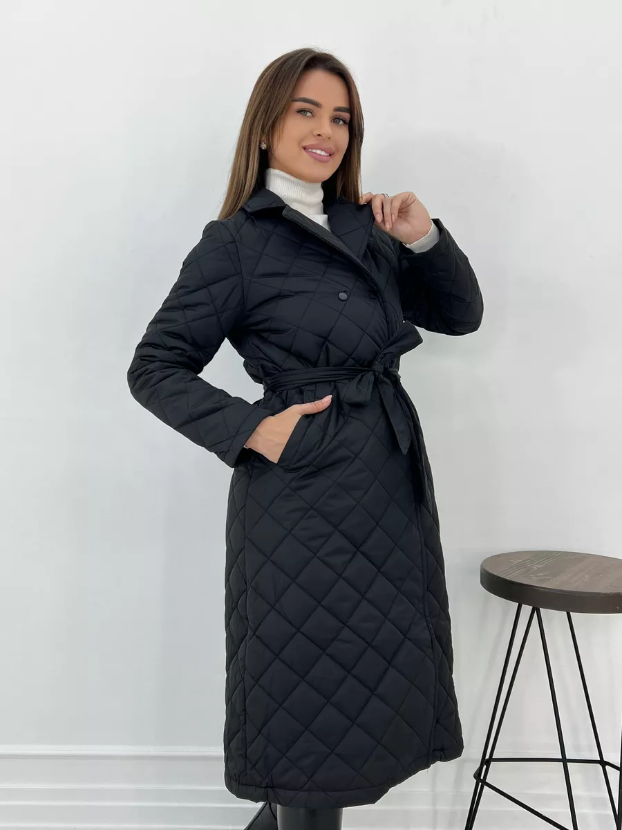 картинка Пальто куртка стеганое демисезонное от магазина Одежда+