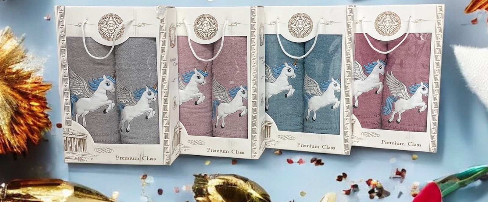 фото подарочный набор полотенец 2 в 1 без выбора оптом