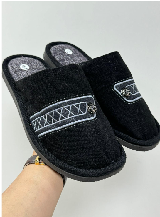 фото зимние мужские домашние тапочки оптом