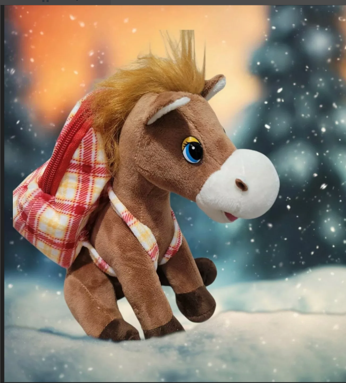 картинка Мягкая игрушка конфетница"Лощадь" символ года 20*25 см от магазина Одежда+